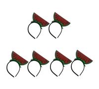 FRCOLOR Juego De 3 Diademas Ligeras Y Elegantes Con Forma De Sandía Horquillas Para El Pelo Tocado Elegante Accesorio De Fiesta Ideal Para Decoración 2 Unidades X 3