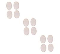 FRCOLOR Juego De 3 Esponjas Exfoliantes De Lufa Toallas De Baño Naturales Suaves Y Con Respaldo De Tela Para El Cuidado De La Piel 4 Unidades X 3