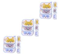 FRCOLOR Juego De 3 Guantes De Baño Suaves Con Estampado De Animales Para Niños Y Niñas Para Recién Nacidos Seguros Y Cómodos 6 Unidades X 3
