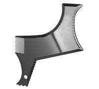 FRCOLOR Juego de 3 piezas de regla para barba, peine de bigote para hombres, recortadora de barba, herramienta para recortar bigote, accesorios de peluquería, plantilla desechable para hombre