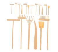 FRCOLOR Juego De 3 Rastrillos Rastrillos De Mano para Jardín Herramientas para Arena Zen Mini Pequeño Herramientas para Arena