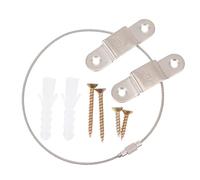 FRCOLOR Juego de 5 Correas Antipuntas Muebles para Seguridad y Mascotas Anclajes Anticaídas para Estanterías Armarios y Cómodas Resistentes Fácil Instalación para Protección Infantil