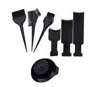 FRCOLOR Juego De 7 Pinceles Para Aplicar Tinte De Cabello Con Aceite Caliente Kit De Reflejos Cuenco Y Cepillo Para Teñir Cabello Teñido Removedor De Tinte Cepillo Y Cuenco Para Teñir