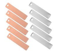 FRCOLOR Juego De Ánodos De Zinc y Láminas De Cobre Electrodepositadas, 6 Pares, Materiales para Experimentos Baterías De Frutas para Enseñanza Científica y Proyectos Educativos