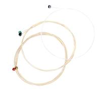 FRCOLOR Juego de Cuerdas para Guitarra Folk Tono Cálido y Resistente a Deformaciones de Acero Inoxidable, 1 Set Adecuado para Guitarra Acústica