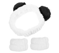 FRCOLOR Juego de Diadema para Spa Facial 1 Juego de Diadema para El Cuidado de La Piel para Mujer Banda para El Cabello de Felpa Suave para Lavarse La Cara para La Rutina de Maquillaje