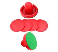 FRCOLOR Juego de Discos de Hockey Paletas de Repuesto Juegos de Mesa Accesorios de Hockey de Plástico Empujadores Prácticos para Diversión Familiar