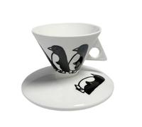 FRCOLOR Juego de Taza de Café Espresso de Color de Cerámica 60ml con Bordes Suaves y Diseño para Latte y Coffee