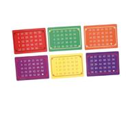 FRCOLOR Juegos De Tarjetas Numéricas Telepáticas para Trucos Juguetes De Lectura Mental 6 Cartas por Juego Interacción para Magos Profesionales Actuaciones Escenario