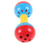 FRCOLOR Juguete de Doble Campana Sonajero para Sonajero de Mano Instrumentos Musicales para Bebés Juguete Portátil para Estudiar Música para Didácticos Guardería o Casa Color Aleatorio