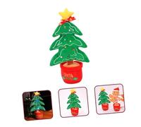 FRCOLOR Juguete de Peluche de Navidad con Luz Canta y Habla Decoración para Dormitorio Infantil Muñeco Bailarín Interactivo para Pequeños Regalo Festivo Navideño