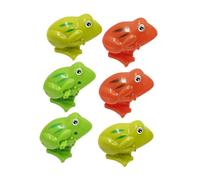 FRCOLOR Juguetes De Cuerda para Niños Modelo De Ranas Pequeño Saltarines Ideales para Jugar y Decorar Habitación Colores Aleatorios Pack De 6 Unidades