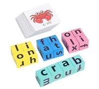 FRCOLOR Juguetes del Alfabeto De Ortografía del Alfabeto para Juguete De Ortografía De Palabras con Bloque De Letras para Educativo Cognitivo De Letras para Aprendizaje El Hogar
