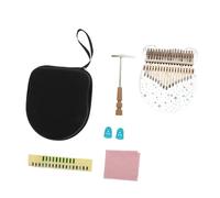 FRCOLOR Kalimba de Cristal Transparente Piano de Pulgar Mini Instrumento Musical para Principiantes y Adultos para y