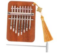 FRCOLOR Kalimba Portátil de Madera Notas Piano de Pulgar para Principiantes de y Transportar Instrumento Musical Compacto Sonido para con Familia