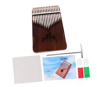 FRCOLOR Kalimba Teclas Profesional Piano de Pulgar Portátil con Símbolos Digitales para Principiantes Kit Completo con Libro de Autoaprendizaje Instrumento Musical de Pulgar Fácil de Usar