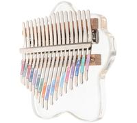 FRCOLOR Kalimba y Diseño Cristal Acrílico Transparente Piano de Pulgar de 17 Teclas con Sonido Puro Música Portátil para Principiantes y Entusiastas