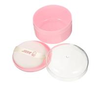 FRCOLOR Kasten Box Box mit Poderborasten für den Körper Puderquaste-Set Etui für Körperpuderquaste Behälter für lose Polvoste für Körperpuder Baby Polvoquaste Puderquastenbehälter