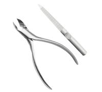 FRCOLOR Kit De Cuidado De Uñas Cortaúñas Inoxidable Para Pies Removedor De Cutículas Pelador y Raspador Herramienta De Manicura Ligero y Portátil