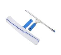 FRCOLOR Kit de Limpiacristales para Uso Doméstico Raspador de Vidrio y Bayeta de Microfibra para Limpieza Suave de Azulejos y Ventanas