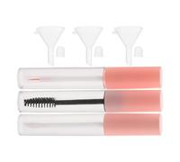 FRCOLOR Kit de Maquillaje 10 Ml Tubos Vacíos para Brillo Labial, Delineador y Rímel con 3 Mini Embudos para Almacenamiento Cosmético Portátil para Retoques y Viajes