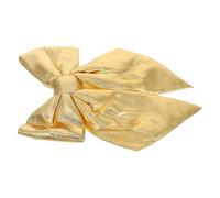 FRCOLOR Lazo Grande Dorado para Decoración de Boda y Navidad, Cinta de Tela 40x30 Cm para Decoración de Puerta y Pared, Lazo Gigante para Fiestas y Eventos Obsequios