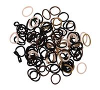 FRCOLOR Lazos Elásticos para El Cabello Que No Dañan a Las Mujeres Y Las Niñas 100 Unidades Diseño sin Costuras Accesorios para Niñas