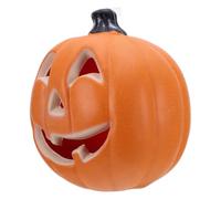 FRCOLOR Linterna de Calabaza Naranja de Plástico Iluminación Mágica para Decoración Atmosférica de Halloween en Jardines y Casas Embrujadas