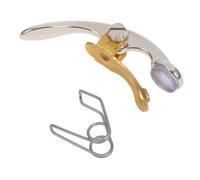 FRCOLOR Llave Watergate para Trompeta de Tono Bemol Accesorio de Resorte Duradero de Cobre y Silicona Fácil de Instalar y Desmontar Color Plateado Grande