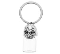 FRCOLOR Llavero De Calavera Llavero Urna Contenedor para Urnas De Mascotas Recuerdo De Cenizas Colgante Conmemorativo De Decoración para