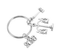 FRCOLOR Llavero Justicia de Aleación Metálica con Balanzas y Mazo de Abogado, Colgante para Bolso y Llaves, Accesorio Legal Hecho a Mano para Estudiantes de Derecho y Profesionales