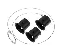 FRCOLOR Lupa De Joyería Clip Multifuncional, Lente De Vidrio 4 Piezas (5X, 10x, 15x), Lupa para Reparación De Relojes y Trabajos Detallados, Uso Profesional y Bricolaje