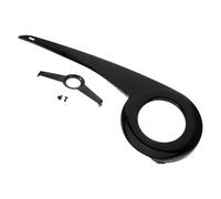 FRCOLOR Manguito de Cadena para Bicicleta, Protector de Cuadro de Bicicleta Negro de plástico para Plato de 38-40 Dientes, Mejora la Seguridad al pedalear, para Ciclismo en Exteriores