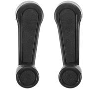 FRCOLOR Manivela de Ventana para Coche 2 Piezas en Abs Negro, Diseño Versátil y Duradero para Manetas de Puertas y Manivela Ventana del Vehículo