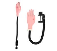 FRCOLOR Mano Falsa Para Uñas Postizas Tamaño Real Flexible Práctica De Arte De Uñas Para Profesionales y Estudiantes En Estudio De