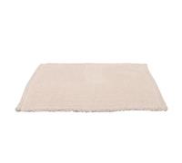 FRCOLOR Manta para Perros y Gatos 76x52 Cm, Alfombrilla Rectangular de Vellón Beige, Manta Térmica para Mascotas Pequeñas, Lavable a Máquina y Acogedora para Cama, Sofá y Jaula