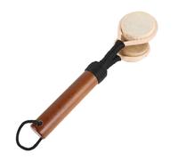 FRCOLOR Maracas de Madera Étnicas Dobles, Instrumentos Musicales Portátiles de Percusión Manual, Batidoras Tradicionales para Celebraciones y Presentaciones Culturales