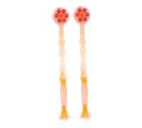 FRCOLOR Martillo De Masaje Lotus Herramienta Multifuncional Para De Espalda Masajeador De Acupresión Con Perlas Para Relajación y