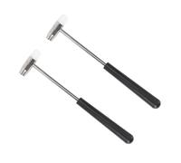 FRCOLOR Martillo Reparador de Relojes Mini Herramienta de Martillo de Metal Resistente para Reparación Profesional Mango, 2 Piezas, Uso en Relojería y Hogar, Tamaño Color Aleatorio