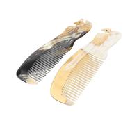 FRCOLOR Masajeador de Cabeza Peine de Cuerno en Forma de Fénix, 2 Piezas para Exfoliar el Cabello y Prevenir la Caída Diseño Único y Acabado Fino Color Aleatorio Varios estilos