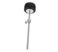 FRCOLOR Mazo de Pedal de Patada, Adaptador de Pedal de Batería, Cabezal Batidor de Patada Contundente de Metal y Plástico Negro, Rebote Rápido, Sonido Suave, para Batería Acústica