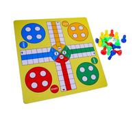 FRCOLOR Mesa Vuelo Ajedrez con Tablero Alfombrilla para Ratón Reutilizable y Portátil para Reuniones Familiares y Fiestas