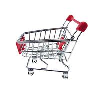 FRCOLOR Mini Carrito De Juego De Simulación para Niños, Carrito Metálico Pequeño con Galvanoplastia, Ruedas Funcionales, Juguete para Escritorio y Accesorio De Oficina, Color Aleatorio