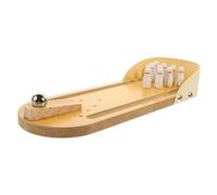 FRCOLOR Mini Juego De Bolos De Madera para y Niños Actividades para Personas Mayores Interactivo Adecuado para Ejercitar La Memoria Juego De Mesa Entretenimiento Casa