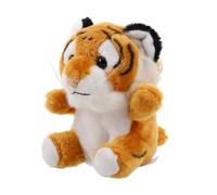 FRCOLOR Mini Monedero Tigre de Peluche Multifunción Colgante para Mochila y Llavero Diseño Encantador para Bebés Accesorio Práctico y Duradero