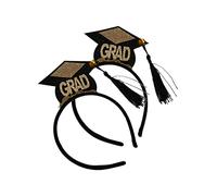 FRCOLOR Mini Sombrero Accesorios para El Cabello Juego de 5 Piezas de Diademas de Graduación Color Versátiles para Adultos Niños Y Niñas Hombres
