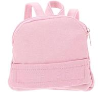FRCOLOR Mochila de muñeca Mochila de Maquillaje Mochila en Miniatura Mochila pequeña para niñas Mini Mochilas Pequeña Mochila minimochila para niñas Mini Juguetes de Mochila paño Rosa