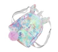 FRCOLOR Mochila De Unicornio Lentejuelas para Bolsa De Viaje Personalizada De Mochila De Unicornio Brillante para Actividades Al Aire