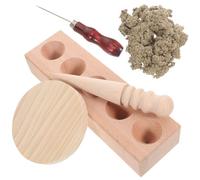 FRCOLOR Molde para Hacer Conos de Moxa de Madera de Haya, Superficie Lisa y Resistente, Herramienta Adecuado para DIY y Uso Doméstico en Terapias Naturales