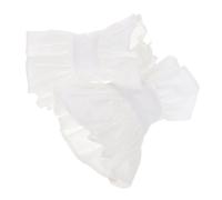 FRCOLOR muñequera de encaje Brazaletes de encaje para mujeres Brazaletes de encaje únicos puño de muñeca con mangas falsas manga de mano de encaje puño con volantes poliéster